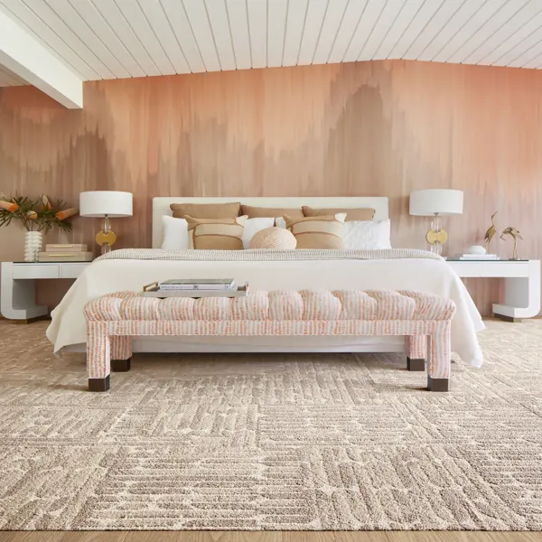 Customized carpet matching minimalist interior style