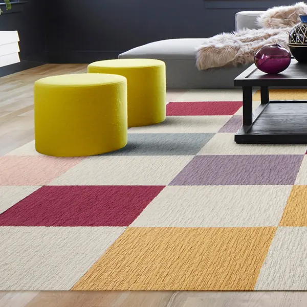 Fire-resistant customized carpet for safety purposes