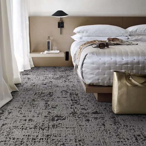 Anti-slip bedroom carpet for added safety and comfort.