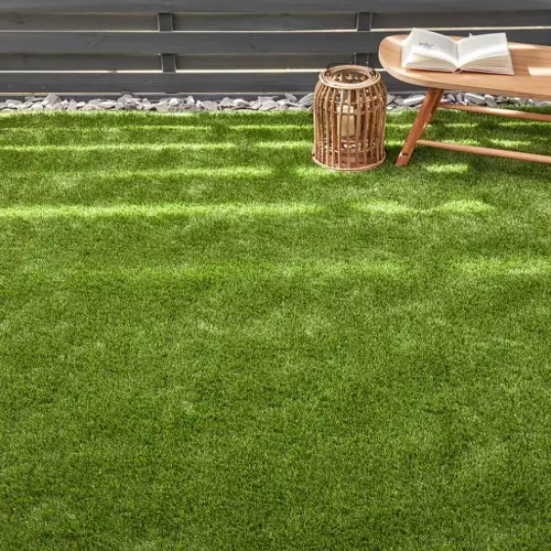 Cape Verde artificial grass carpet with vibrant green tones and soft, realistic texture