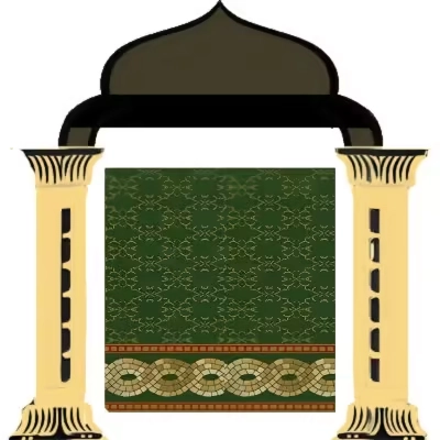 Classic green mosque carpet from Tabuk collection – perfect for Dubai mosques