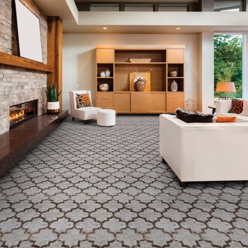 Custom wall-to-wall carpet solution – plush flooring for living rooms, offices, and hotels.