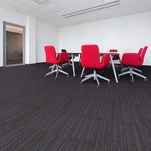 Dubai office carpet flooring with sound-absorbing features