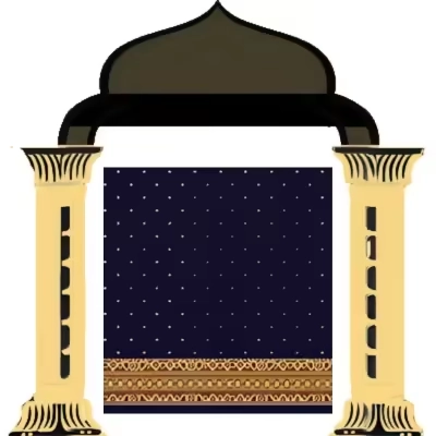 Elegant Kashmir Plain Blue mosque carpet – soft texture, solid color design, perfect for modern and traditional mosque interiors.