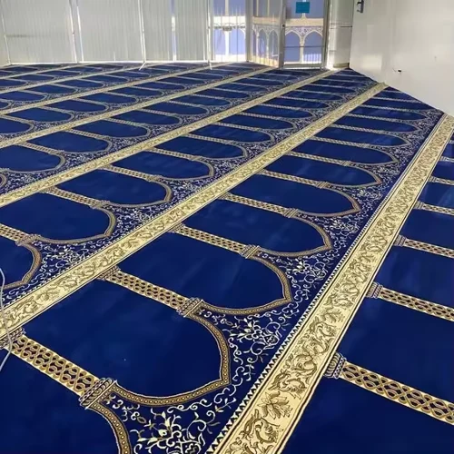 Elegant red mosque carpet design for Dubai mosques