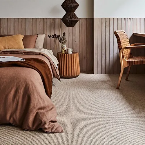 High-quality bedroom carpet designed for both comfort and durability.