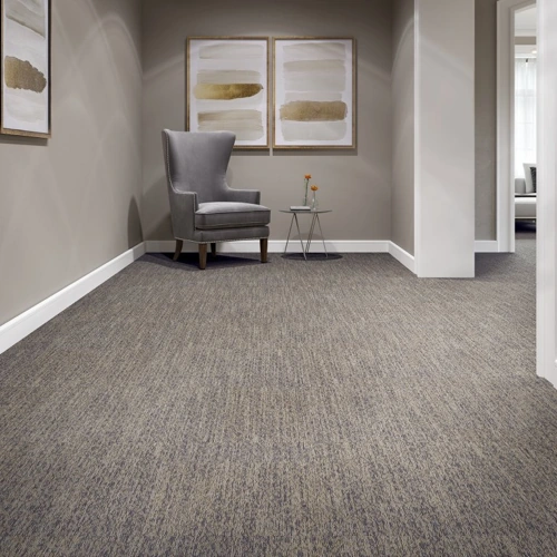 Luxury wall-to-wall carpet installation for full room floor coverage in modern homes
