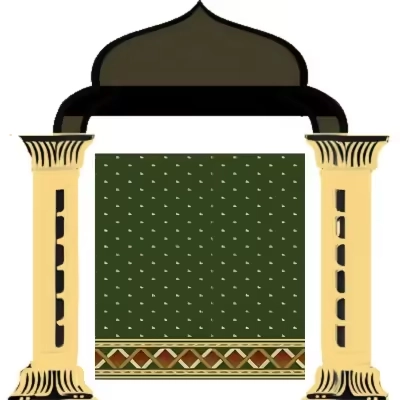 Minimalist Shams OW Green mosque carpet flooring in Dubai