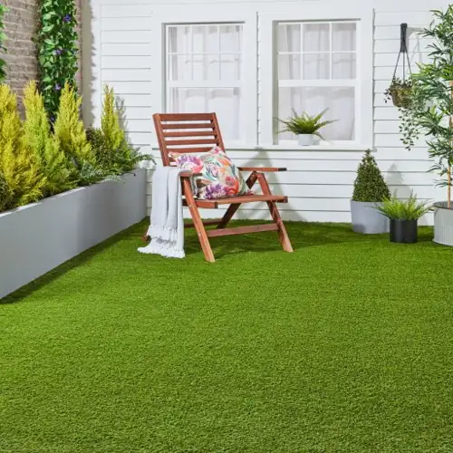 Monaco artificial grass carpet with luxurious green shades and premium texture.