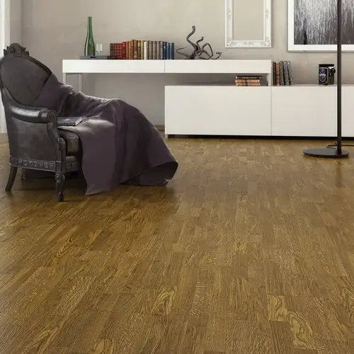Pet-friendly vinyl flooring solution in a Dubai family home, designed for daily wear and tear.
