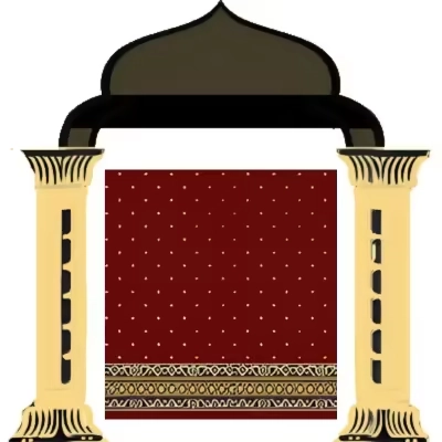 Plain red mosque carpet from Kashmir series ideal for Dubai worship spaces