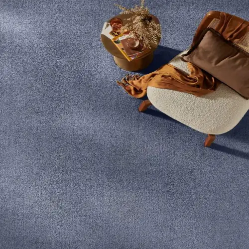 Plush Royal Navy Carpet with rich, deep navy tones and a luxurious, velvety texture—perfect for adding elegance and depth to sophisticated interior spaces.