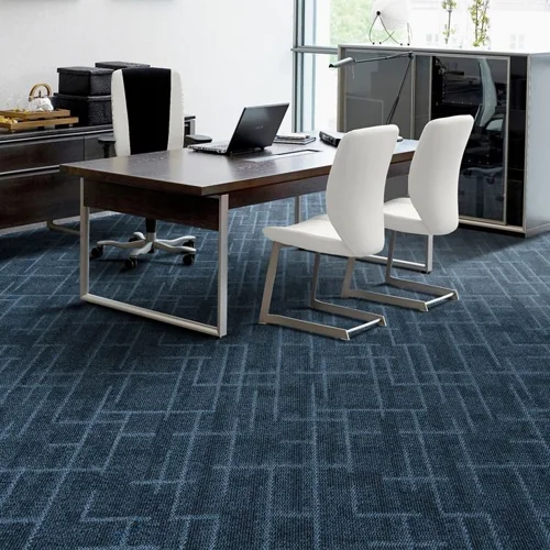 Seamless broadloom carpet covering entire floor area from wall to wall.