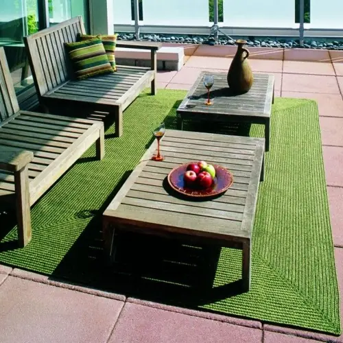 Soft texture carpet made for outdoor comfort