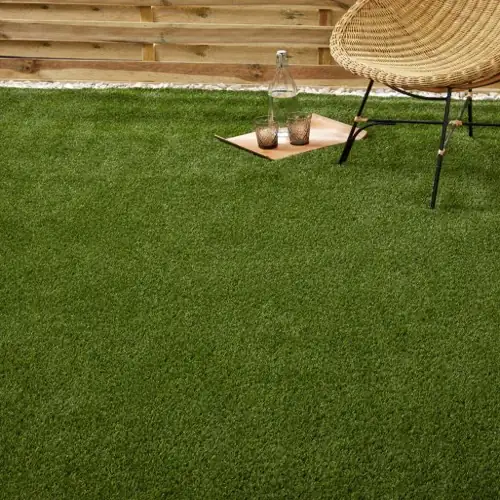 St Tropez artificial grass carpet with vibrant green tones and soft, premium finish.