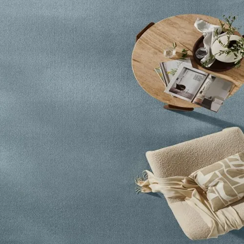 Classic Blue Sapphire Carpet with luxurious sapphire blue tones and a soft, elegant texture—perfect for enhancing interiors with a rich, timeless, and sophisticated feel.