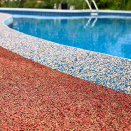 Anti-Slip Rubber Granules for Swimming Pool Decks
