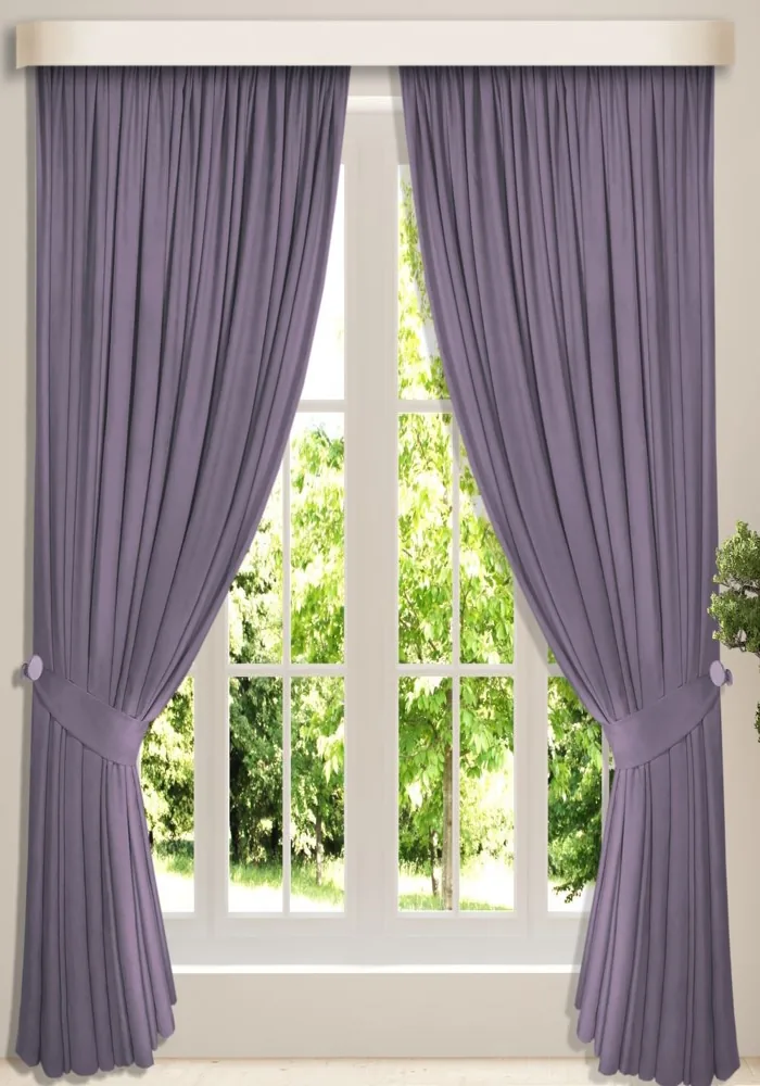 Blackout curtains ideal for bedrooms in UAE, ensuring uninterrupted sleep.