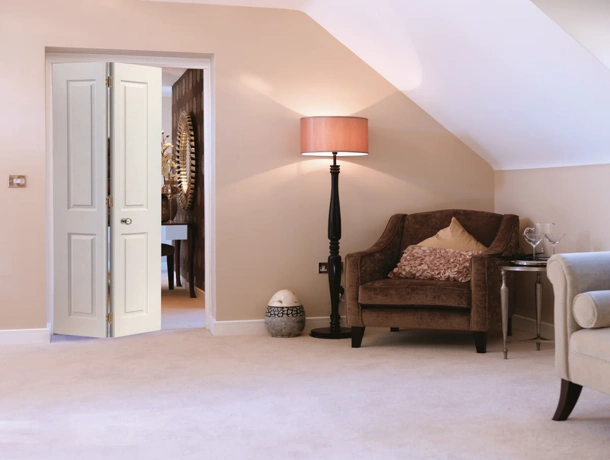 Canterbury Bi-Fold Door Primed pvc folding Doors