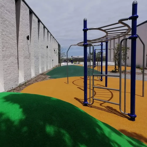 Custom Color EPDM Rubber Granules for Walk Path Flooring