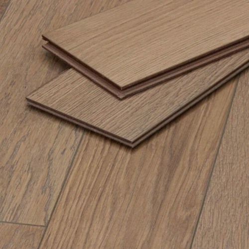 High-quality Diamond Black Oak engineered wood flooring.