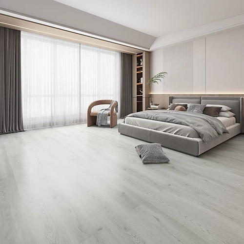 Laminate Flooring Planks Floorboard Planks Waterproof Solid Planks Light Grey