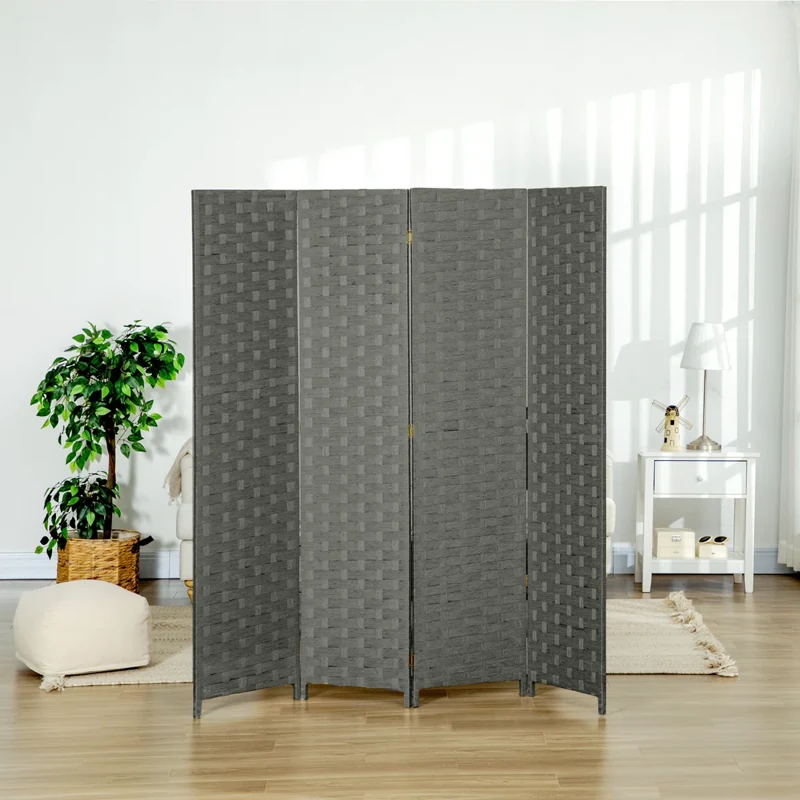 Panel Solid Wood Folding Room Divider