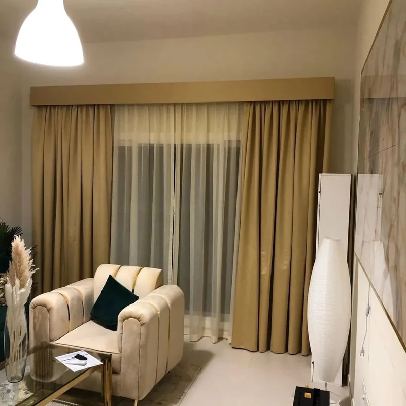 Voice-controlled motorized curtains in luxury Dubai homes