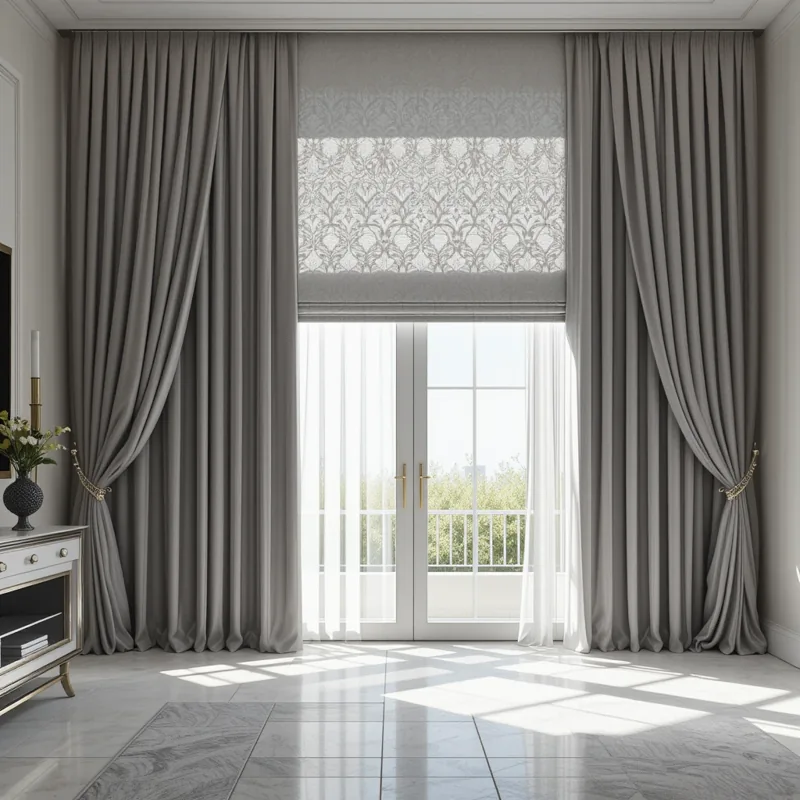 Window silk curtains for Dubai hotels – elegant and functional window covering