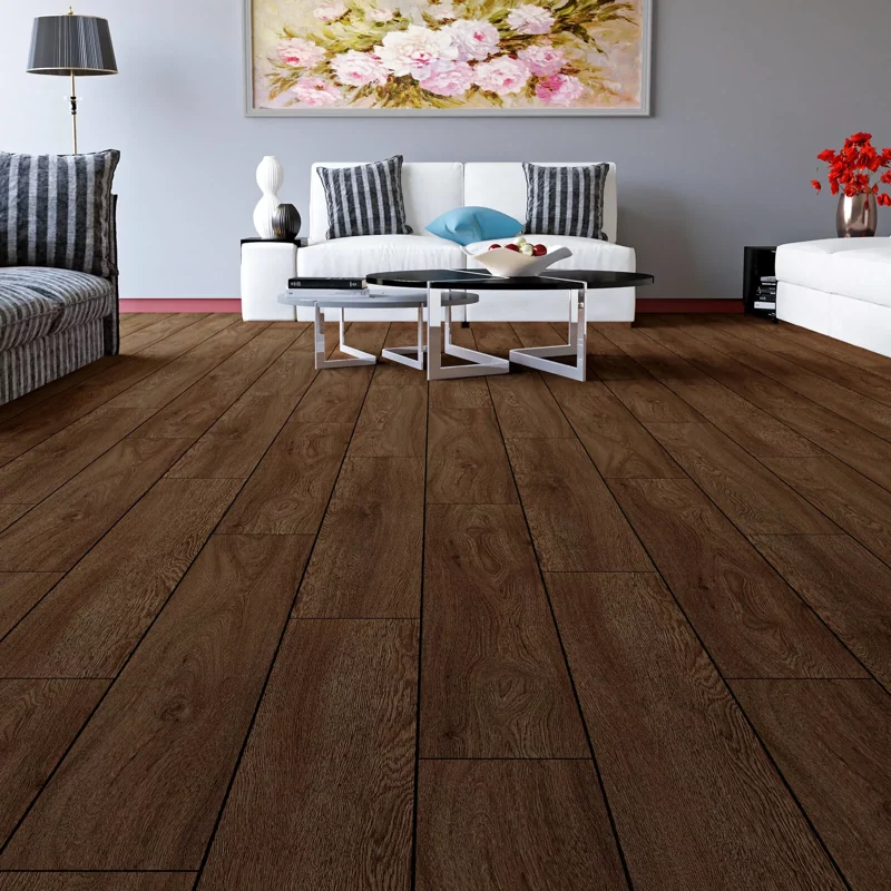 Wooden parquet flooring in Dubai living room