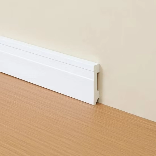 Modern Touch Line skirting, a minimalist, flat profile for a sleek, contemporary interior design.