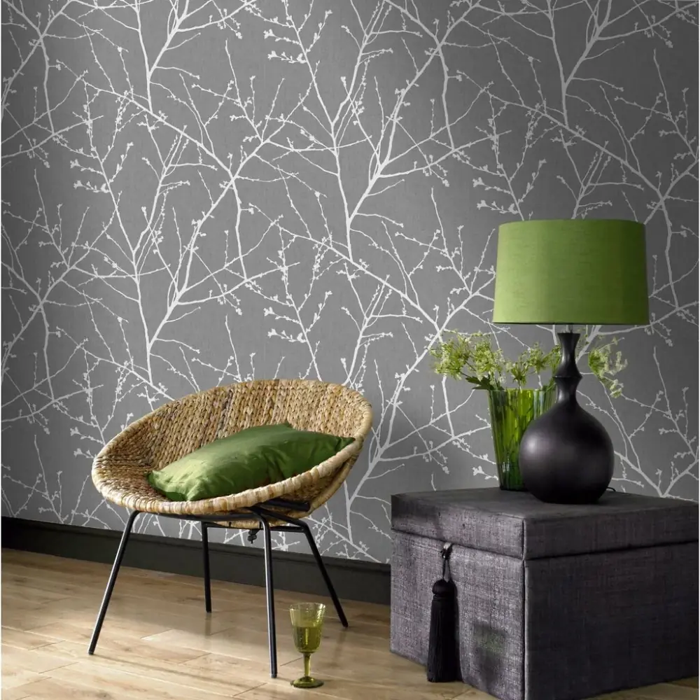Contemporary wallpaper Dubai and installation