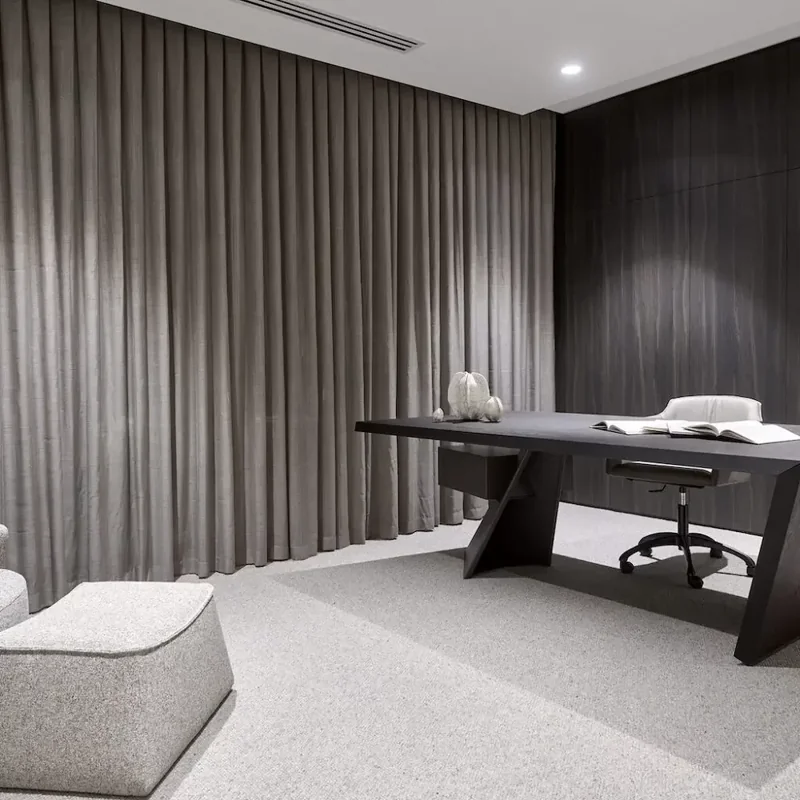 Custom office curtains for corporate interiors in Dubai – stylish solutions for privacy and light control