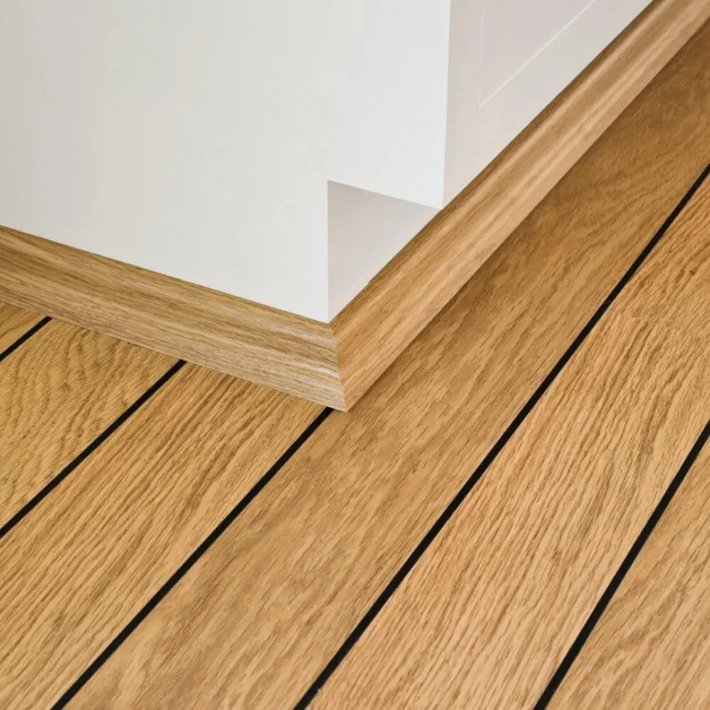 Durable and decorative wooden skirting with custom profiles