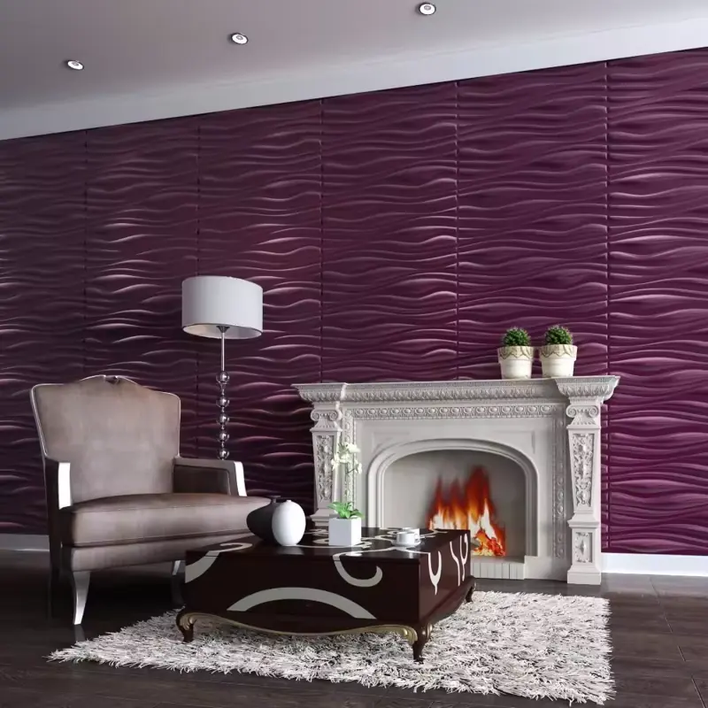 Elegant wooden wall panels Dubai UAE