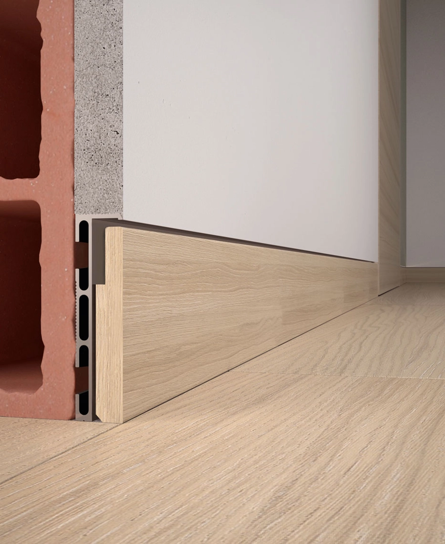 High-quality customized wooden skirting boards for elegant interior design in Dubai