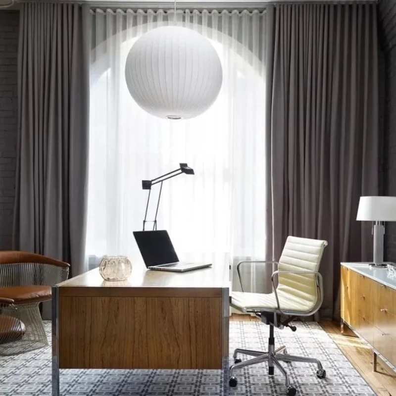 Luxury office curtains with premium fabrics – tailored solutions for modern business environments