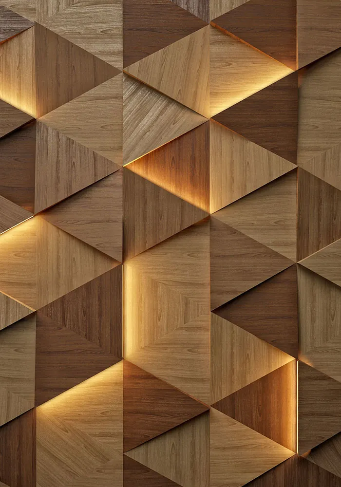 Modern wall panels in Dubai homes
