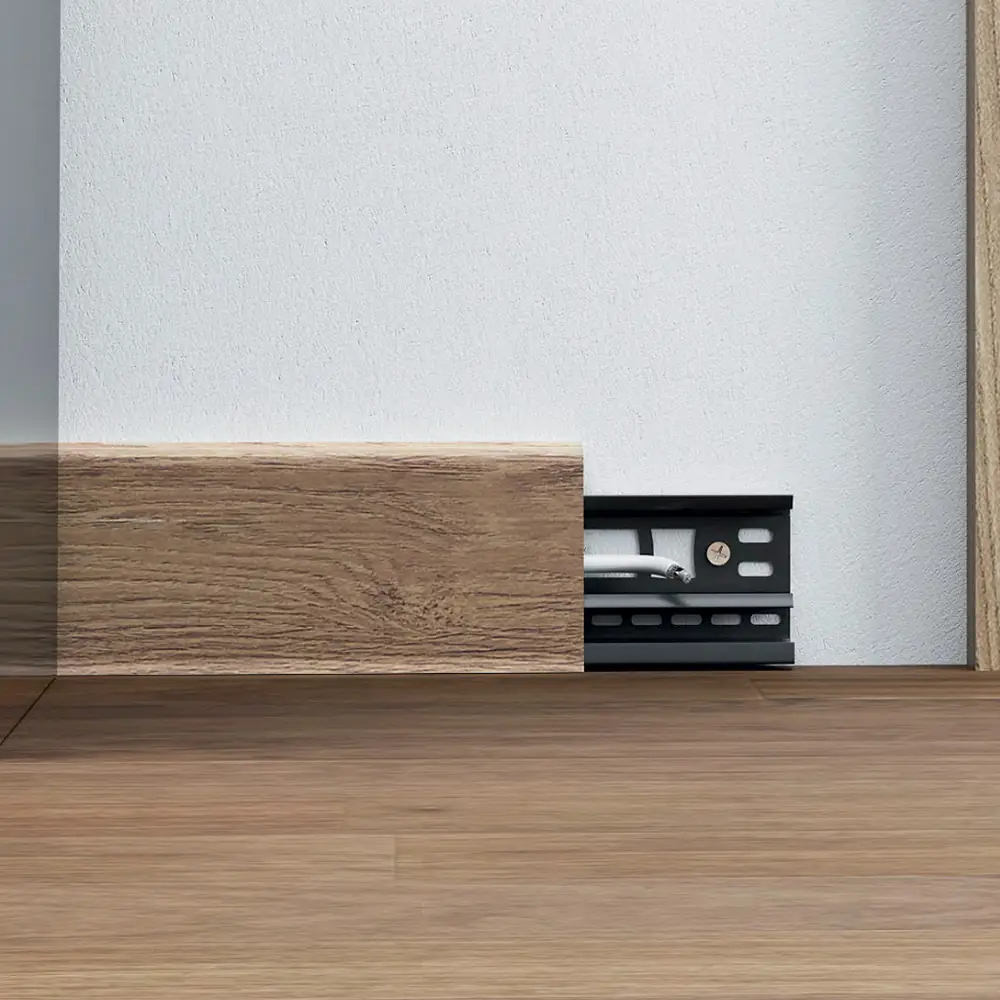 Premium wooden skirting with unique textures and color options