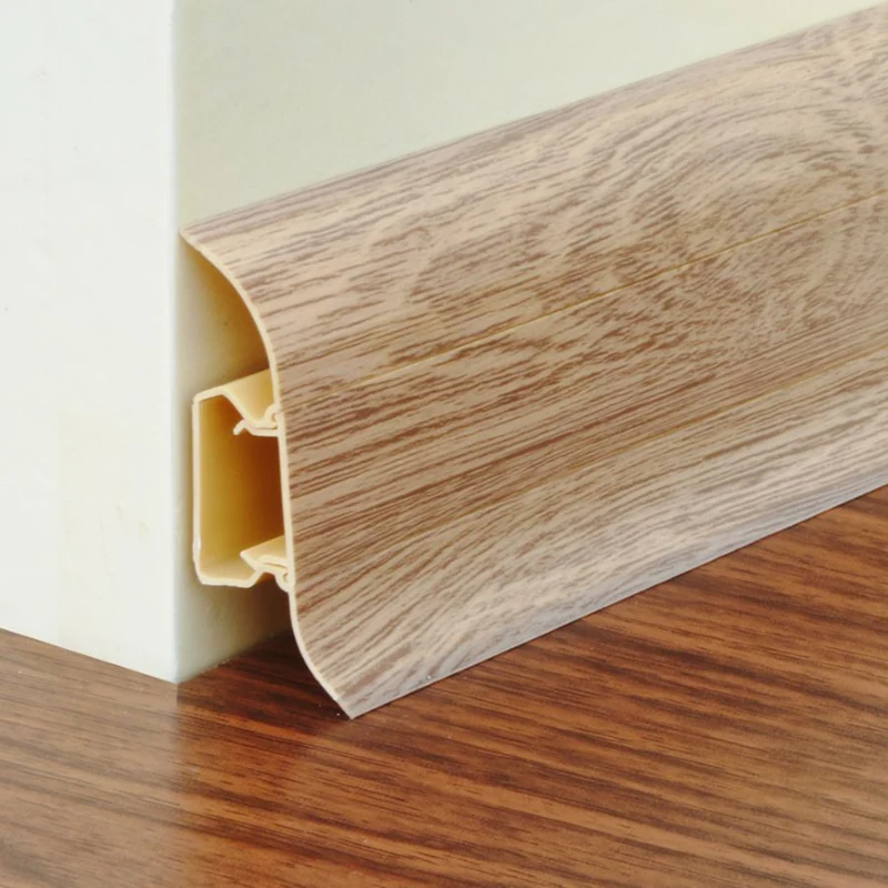 Waterproof PVC skirting for bathrooms and kitchens