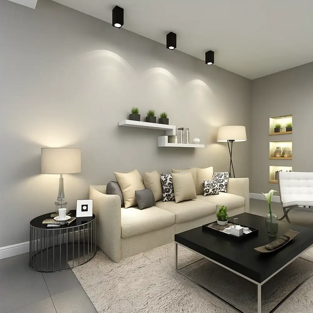 before installation of wall paper UAE