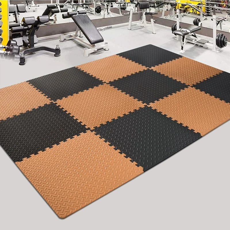 interlocking gym flooring mats in UAE