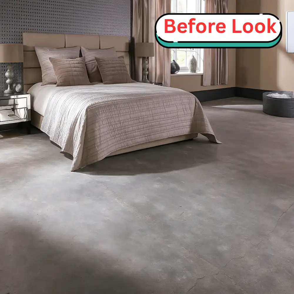 Before installation of bedroom carpet UAE