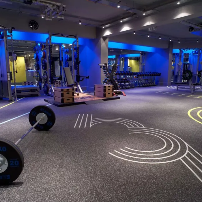 Premium fitness center flooring Dubai