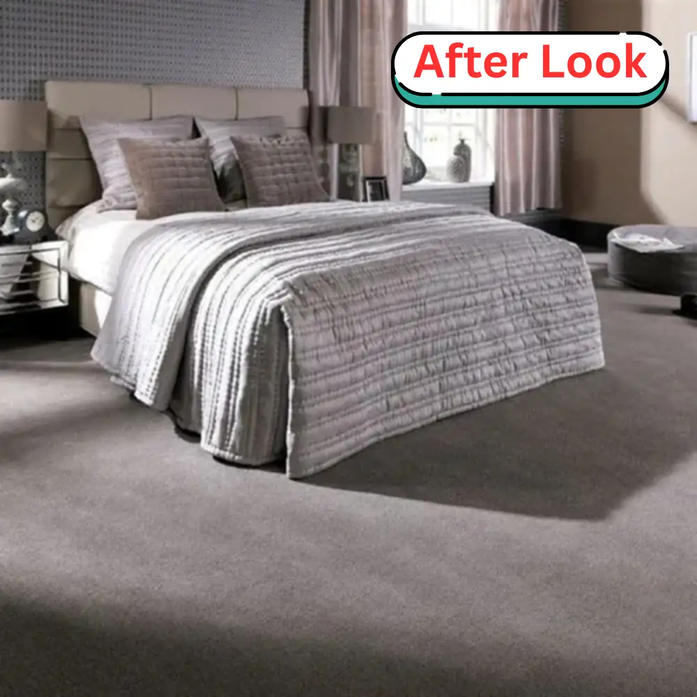 after installation of bedroom carpet dubai