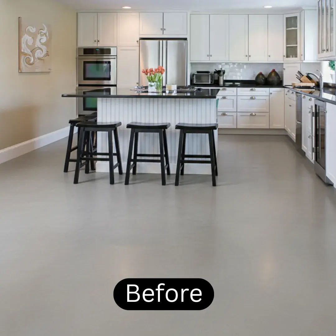 Before installation of vinyl flooring dubai