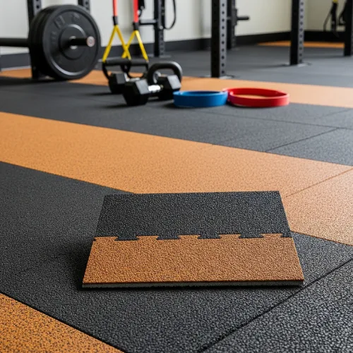Rubber flooring installation services in Dubai