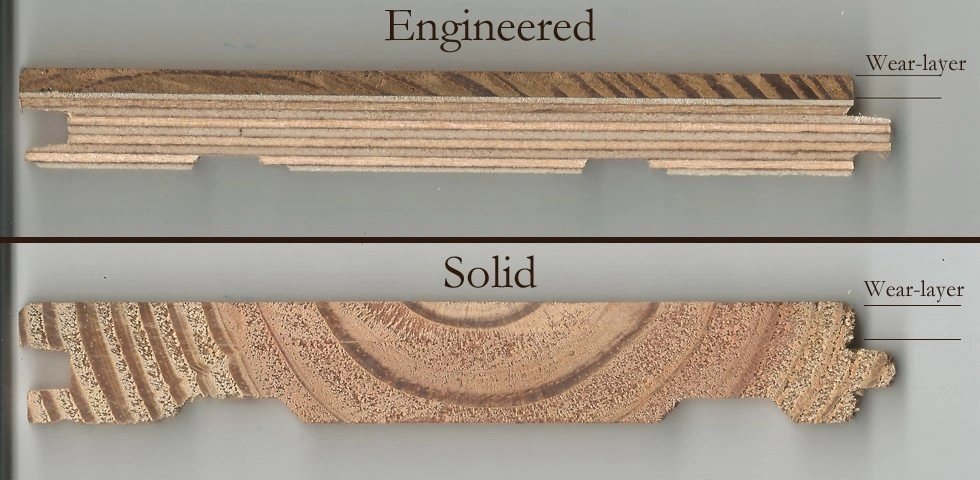 solid vs engineered wood flooring Dubai